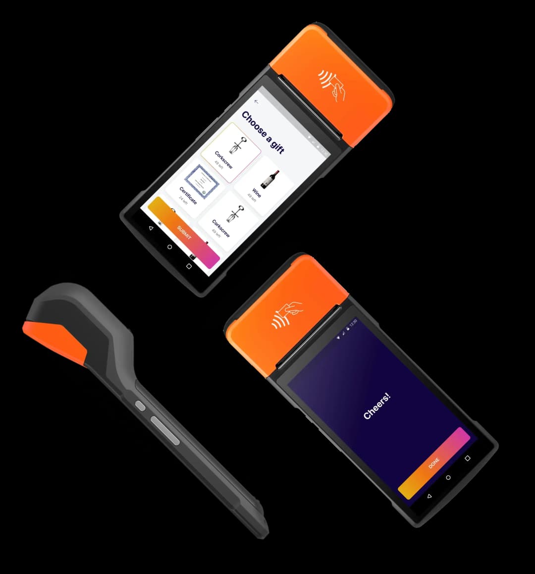 Mobile app interface showcasing gift selection feature