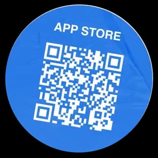 App Store QR code graphic