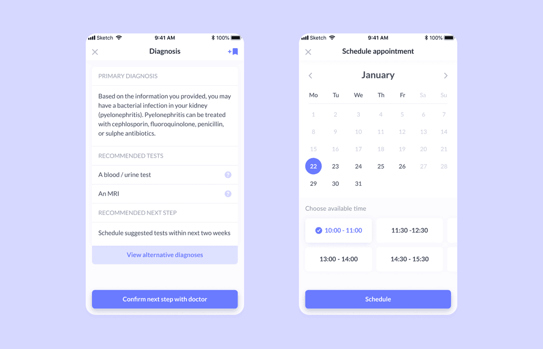 Lytic Health interface