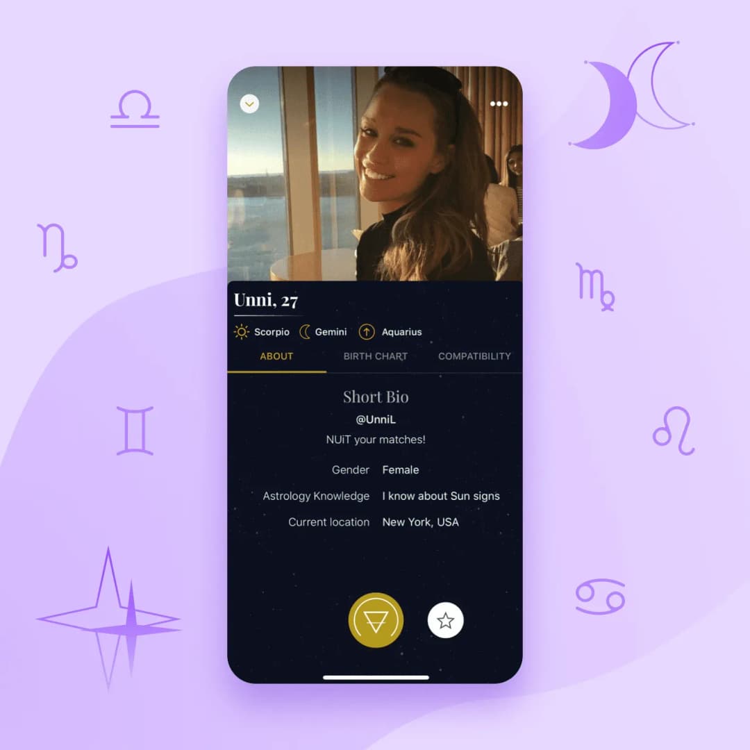 dating application based on astrology