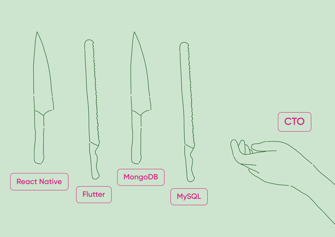 A CTO choosing from different tools