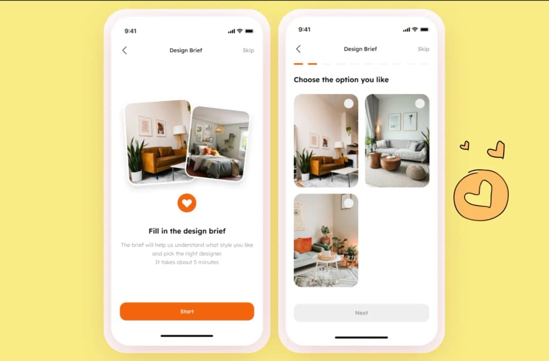 Design brief feature