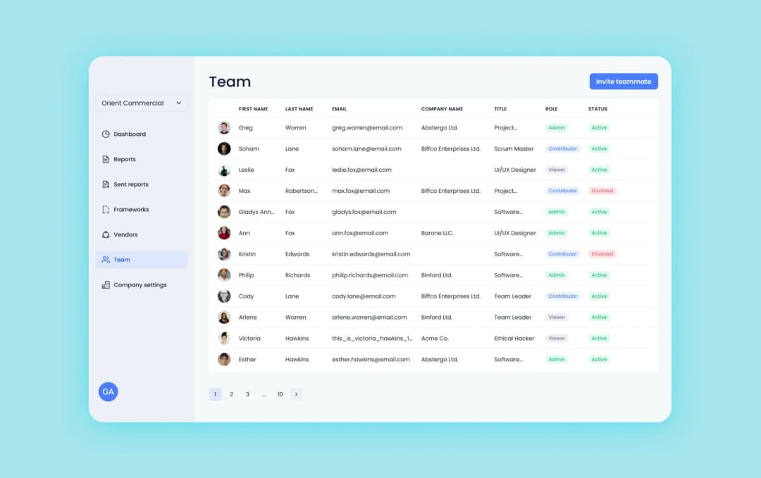 Team roles