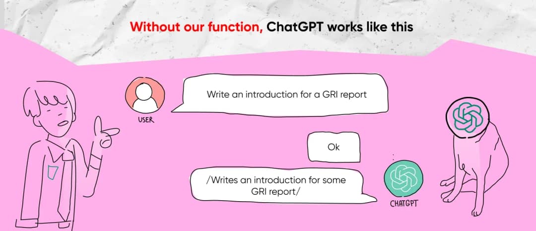 How ChatGPT works without our function