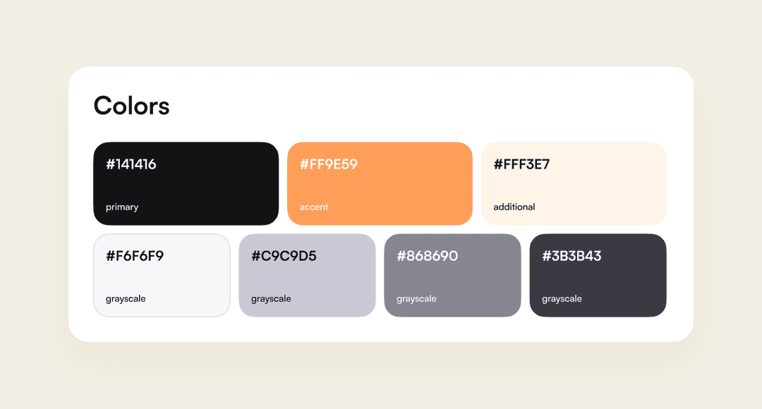 The color palette