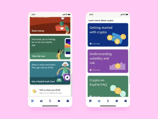 Enjoy traditional money transfers and explore crypto in one app