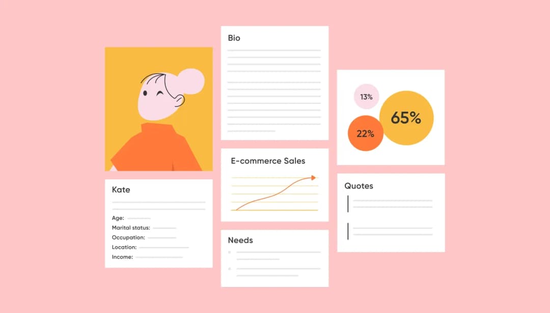 An example of a customer persona sheet