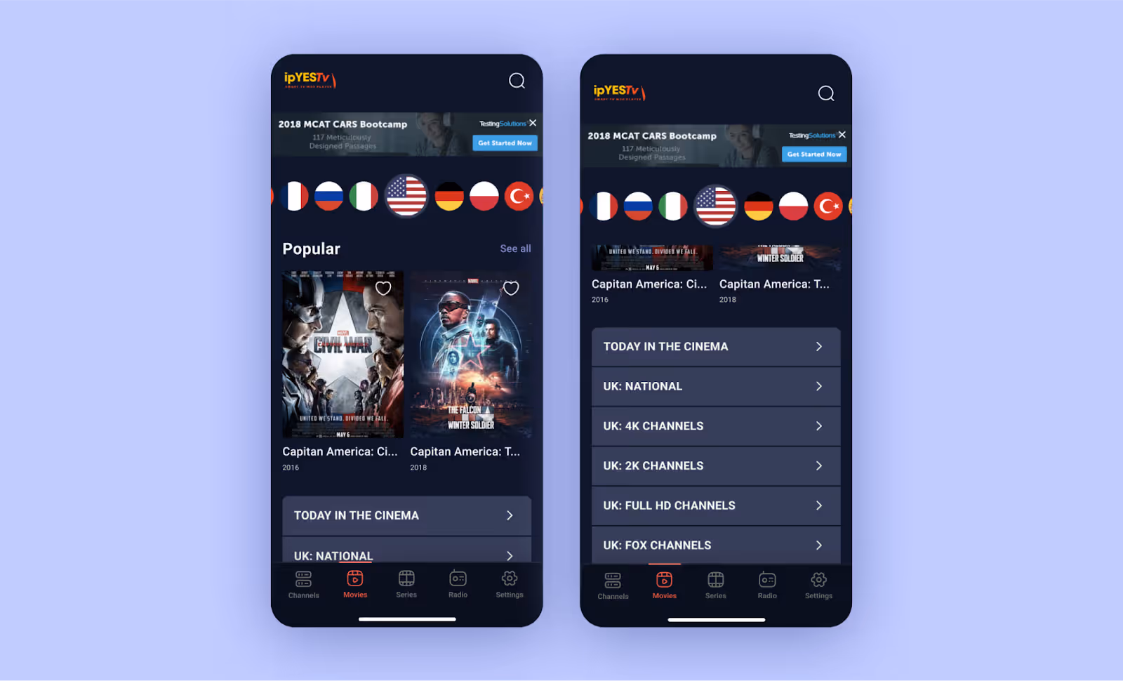 Purrweb smart TV app