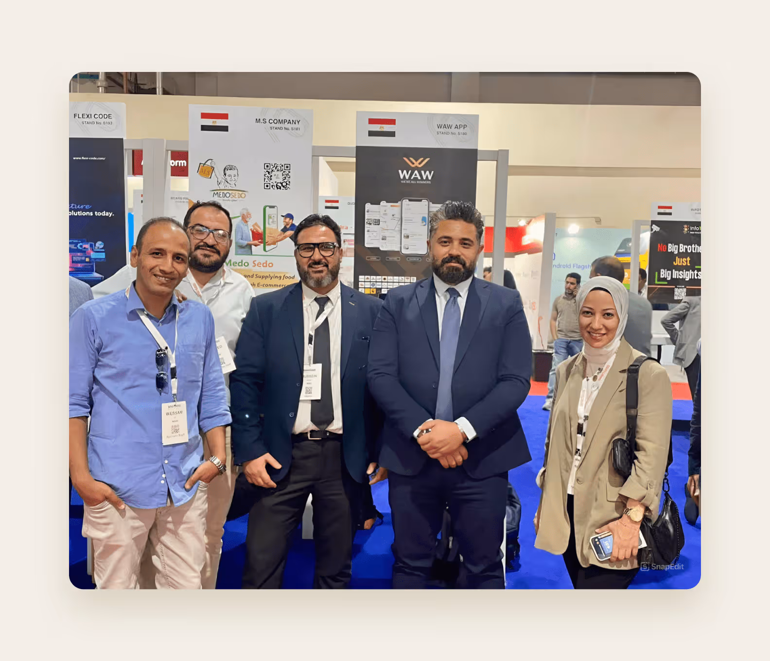 Our clients at the conference in Egypt