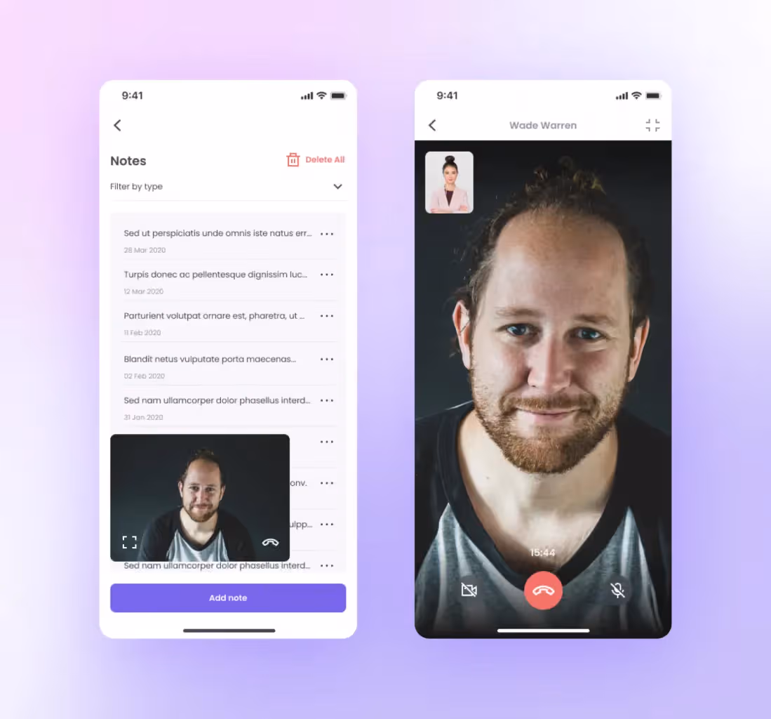 My Therapy Assistant app screen