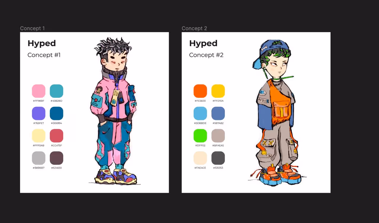 first sketches