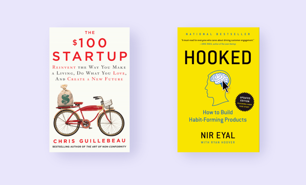 100 Startup and Hooked — best project management books