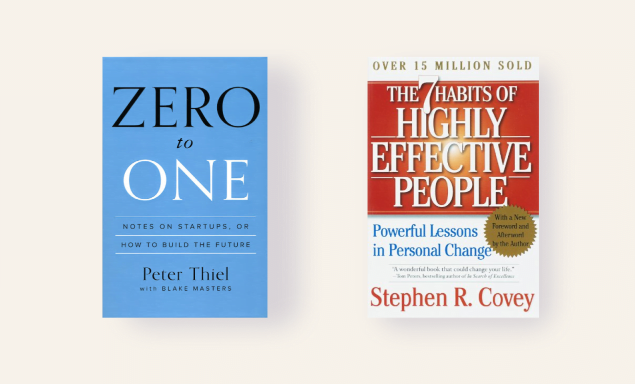 Zero to One and Highly Effective People — best project management books