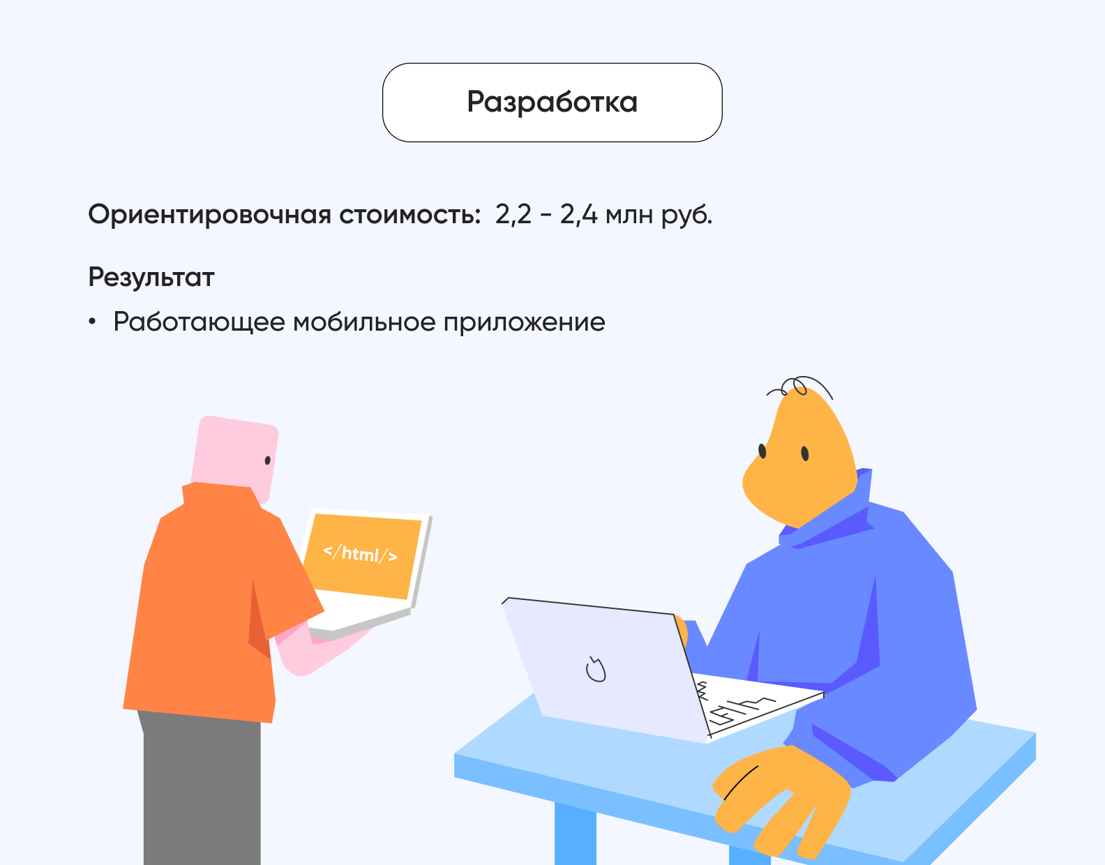 Сколько разработка